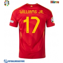 Fotballdrakt Herre Spania Nico Williams #17 Hjemmedrakt EM 2024 Kortermet